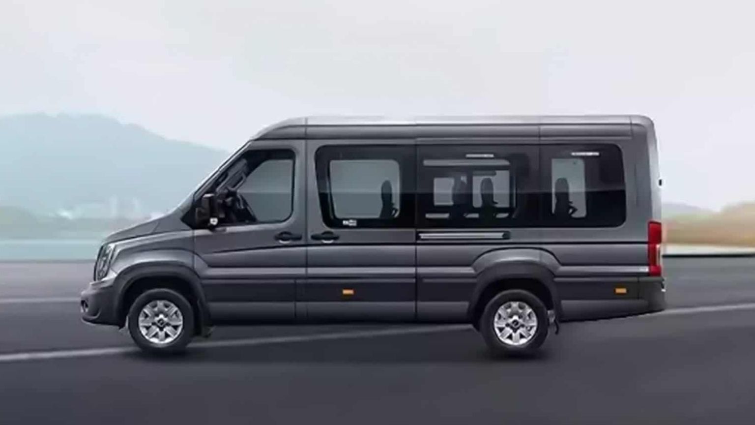 The Force Urbania luxury van is on the road, perfect if you need a ride for a group or want to book a tour around Madurai.